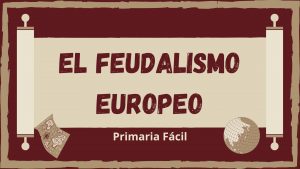 feudalismo europeo